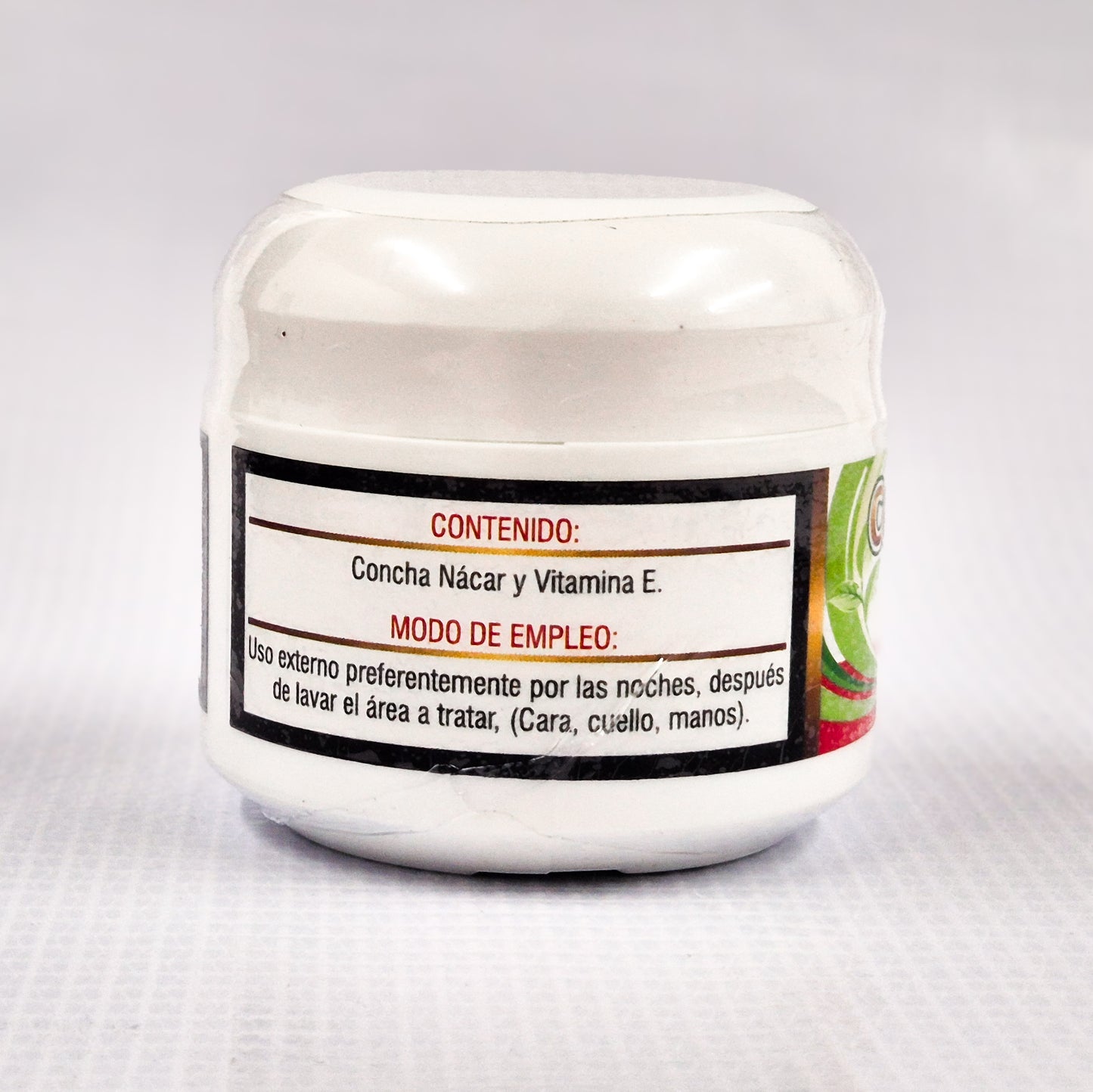 Crema de Concha Nácar con Vitamina E